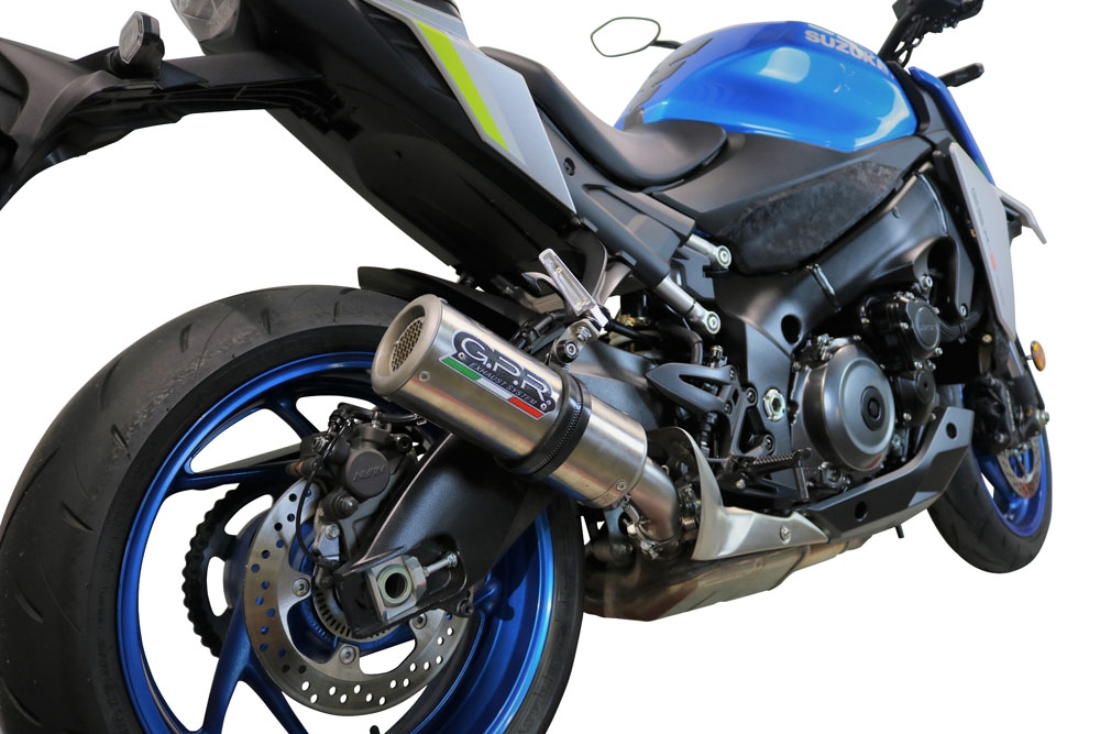 Escape compatível com Suzuki Gsx-S 1000 GT 2017-2020, M3 Inox , Escape legal, homologado, silenciador com db killer removível e tubo de ligação específico 