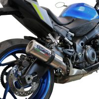 Escape compatível com Suzuki Gsx-S 1000 GT 2017-2020, M3 Inox , Escape legal, homologado, silenciador com db killer removível e tubo de ligação específico 