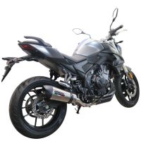 GPR escape compatível com  Voge 500DS 2021-2024, New Grand Prix Evo Titanium, Escape legal, homologado, silenciador com db killer removível e tubo de ligação específico 