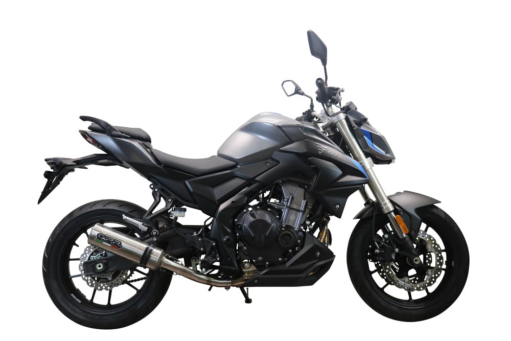 Escape compatível com Voge 500R 2021-2024, M3 Inox , Sistema racing Silencioso com tubo de ligação 