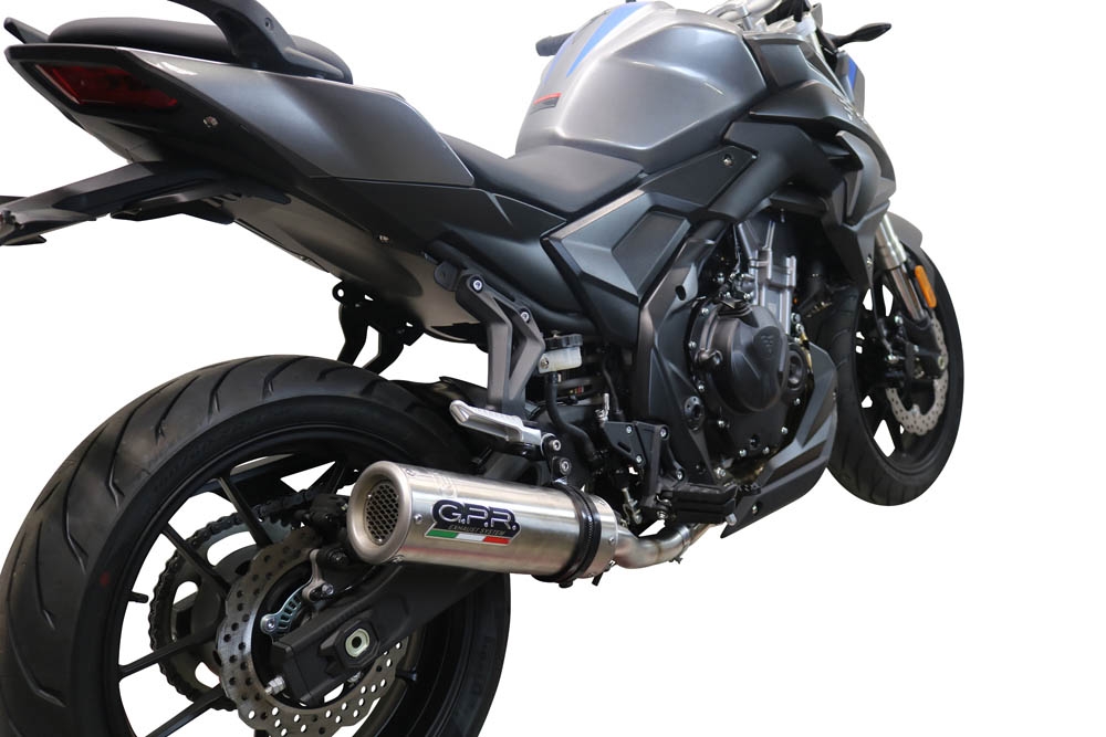 Escape compatível com Voge 500R 2021-2024, M3 Inox , Sistema racing Silencioso com tubo de ligação 