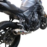 Escape compatível com Voge 500R 2021-2024, Powercone Evo, Sistema racing Silencioso com tubo de ligação 