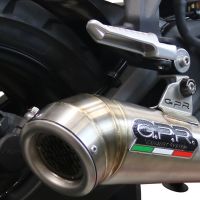 Escape compatível com Voge 500R 2021-2024, Powercone Evo, Sistema racing Silencioso com tubo de ligação 