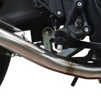 Escape compatível com Voge 500R 2021-2024, M3 Black Titanium, Sistema racing Silencioso com tubo de ligação 