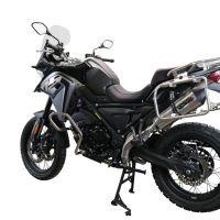 GPR escape compatível com  Voge 650DSX 2021-2024, New Grand Prix Evo Titanium, Escape legal, homologado, silenciador com catalisador, db killer removível e tubo de ligação específico 