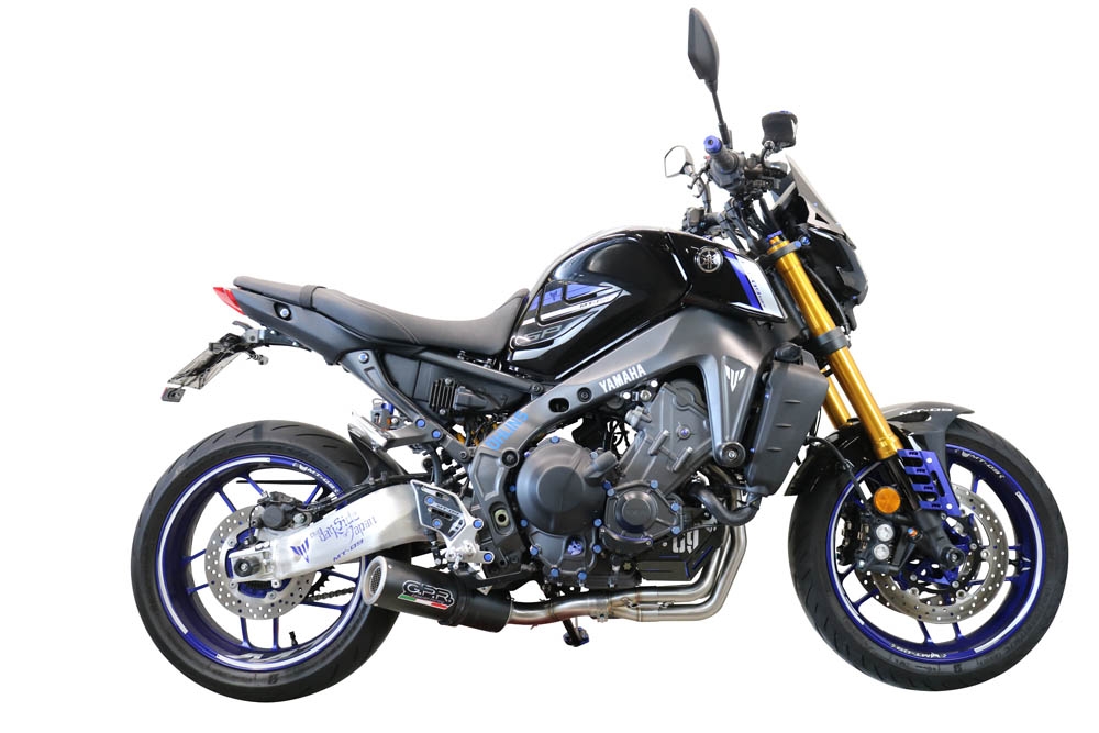 Escape compatível com Yamaha XSR900 2016-2021, M3 Black Titanium, Escape racing linha completa, silencioso mais coletor com dbkiller, não homologado 