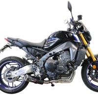 Escape compatível com Yamaha XSR900 2016-2021, M3 Black Titanium, Escape racing linha completa, silencioso mais coletor com dbkiller, não homologado 