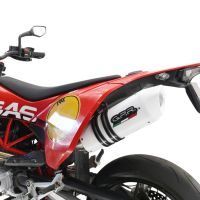 Escape compatível com Gas Gas SM 700 2023-2024, Albus Evo4, Escape legal, aprovado, com db killer removível, tubo de conexão e conversor catalítico 