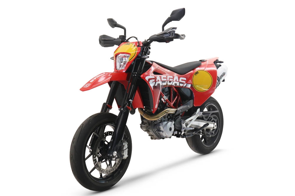 Escape compatível com Gas Gas SM 700 2023-2024, Albus Evo4, Escape legal, aprovado, com db killer removível, tubo de conexão e conversor catalítico 