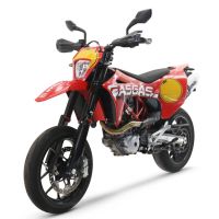 Escape compatível com Gas Gas SM 700 2023-2024, Albus Evo4, Escape legal, aprovado, com db killer removível, tubo de conexão e conversor catalítico 