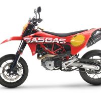 Escape compatível com Gas Gas ES 700 2023-2024, Furore Evo4 Nero, Escape legal, aprovado, com db killer removível, tubo de conexão e conversor catalítico 