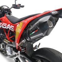 GPR escape compatível com  Gas Gas ES 700 2023-2024, New Grand Prix Evo Poppy, Escape legal, aprovado, com db killer removível, tubo de conexão e conversor catalítico 