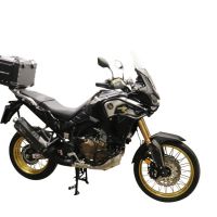 Top case em alumínio, cor preta com placa específica incluída Top case maletas GPR TECH compatível com Honda Crf 1100 L Africa Twin 2020/2024 e5