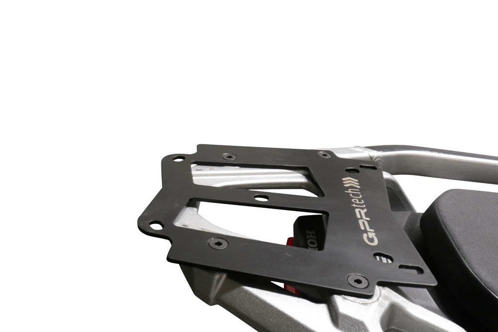 Placa de encaixe específica en titânio Top Case ALPITECH 35/55 LT GPR TECH compatível com Honda Crf 1100 L Africa Twin 2020/2024 e5