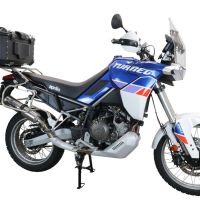 Top case em alumínio, cor preta com placa específica incluída Top case maletas GPR TECH compatível com Aprilia Tuareg 660 2021/2024 e5