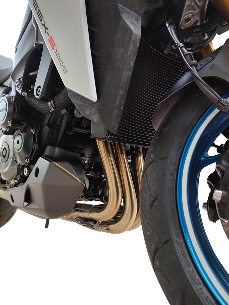 Escape compatível com Suzuki Gsx-S 1000 2021-2025, Decatalizzatore, Sistema racing Sistema de tubo para eliminar o catalisador 