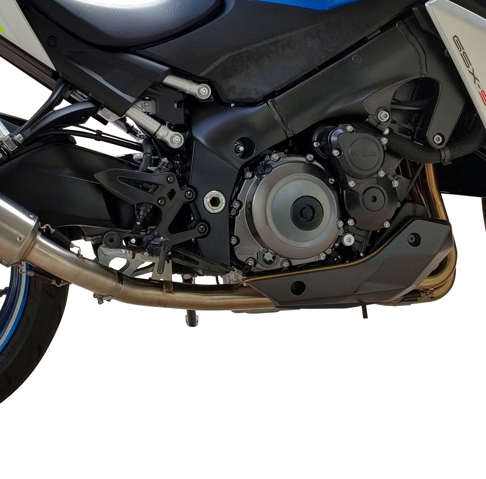 Escape compatível com Suzuki Gsx-S 1000 2021-2025, Decatalizzatore, Sistema racing Sistema de tubo para eliminar o catalisador 