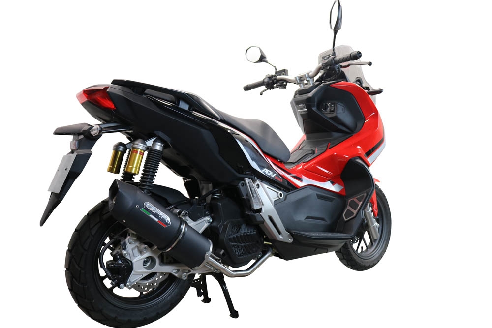 GPR escape compatível com  Honda X-Adv 150 2020-2023, Furore Nero, Escape racing linha completa, silencioso mais coletor com dbkiller, não homologado  