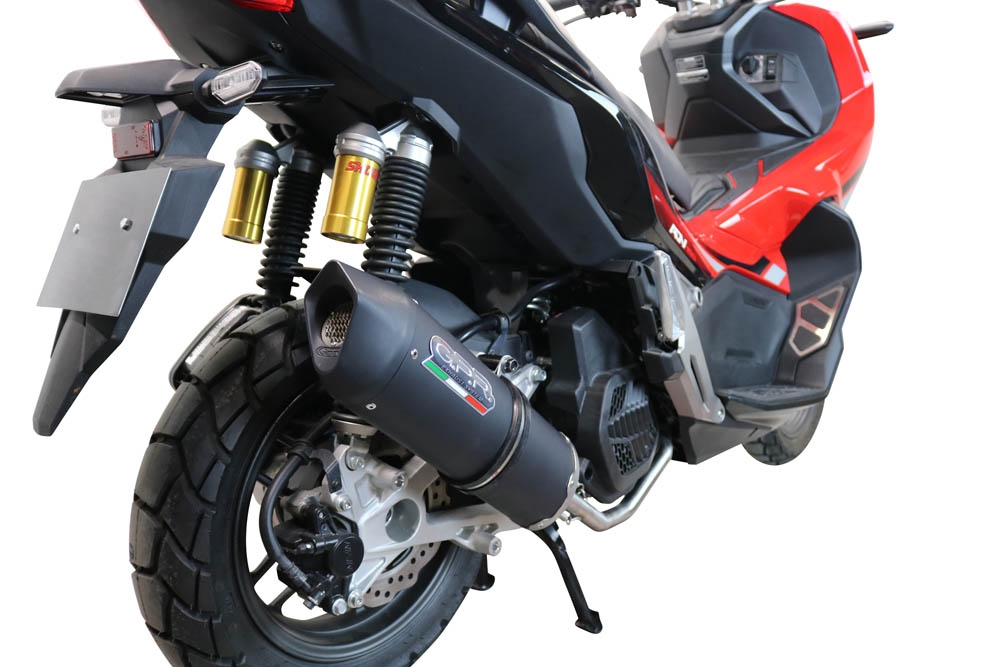 GPR escape compatível com  Honda X-Adv 150 2020-2023, Furore Nero, Escape racing linha completa, silencioso mais coletor com dbkiller, não homologado  