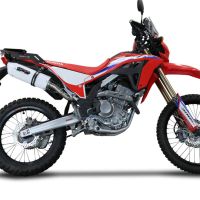 Escape compatível com Honda Crf 300 L - Rally 2021-2024, Albus Ceramic, Escapamento Racing, silenciador com conexão específica e db killer removível 