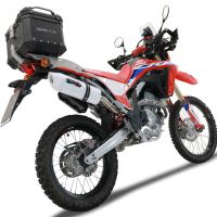 Escape compatível com Honda Crf 300 L - Rally 2021-2024, Albus Ceramic, Escapamento Racing, silenciador com conexão específica e db killer removível 
