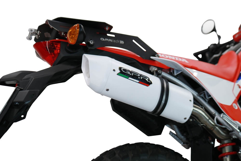 Escape compatível com Honda Crf 300 L - Rally 2021-2024, Albus Ceramic, Escapamento Racing, silenciador com conexão específica e db killer removível 