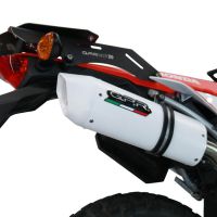 Escape compatível com Honda Crf 300 L - Rally 2021-2024, Albus Ceramic, Escapamento Racing, silenciador com conexão específica e db killer removível 