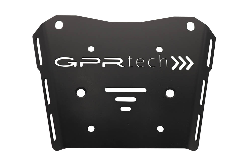 Placa de encaixe específica en titânio Top Case ALPITECH 35/55 LT GPR TECH compatível com Honda XL 750 TRANSALP 750 2024/2025 e5
