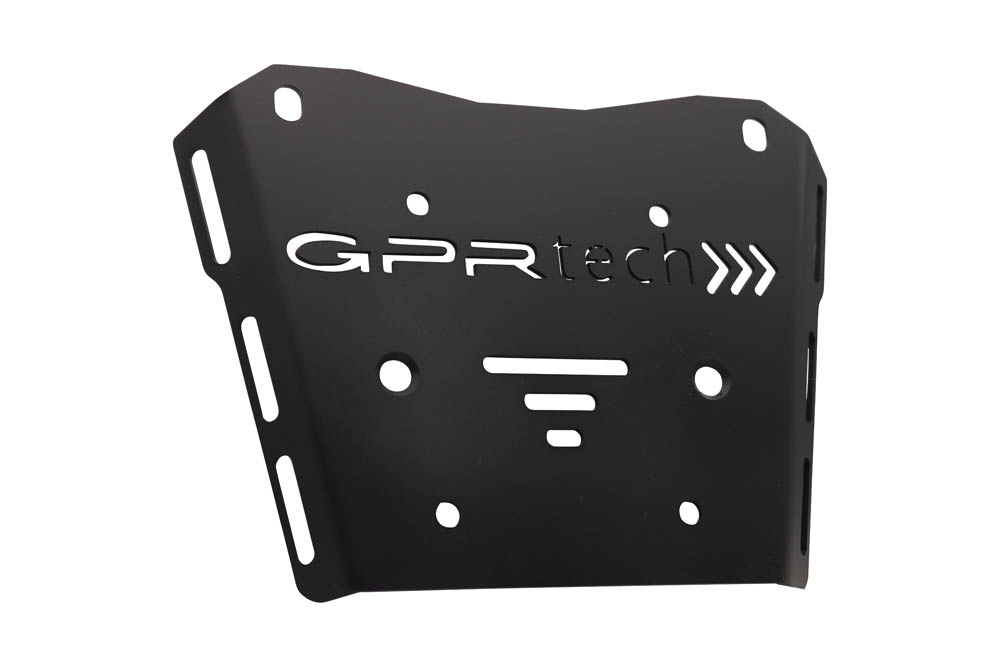 Placa de encaixe específica en titânio Top Case ALPITECH 35/55 LT GPR TECH compatível com Honda XL 750 TRANSALP 750 2024/2025 e5