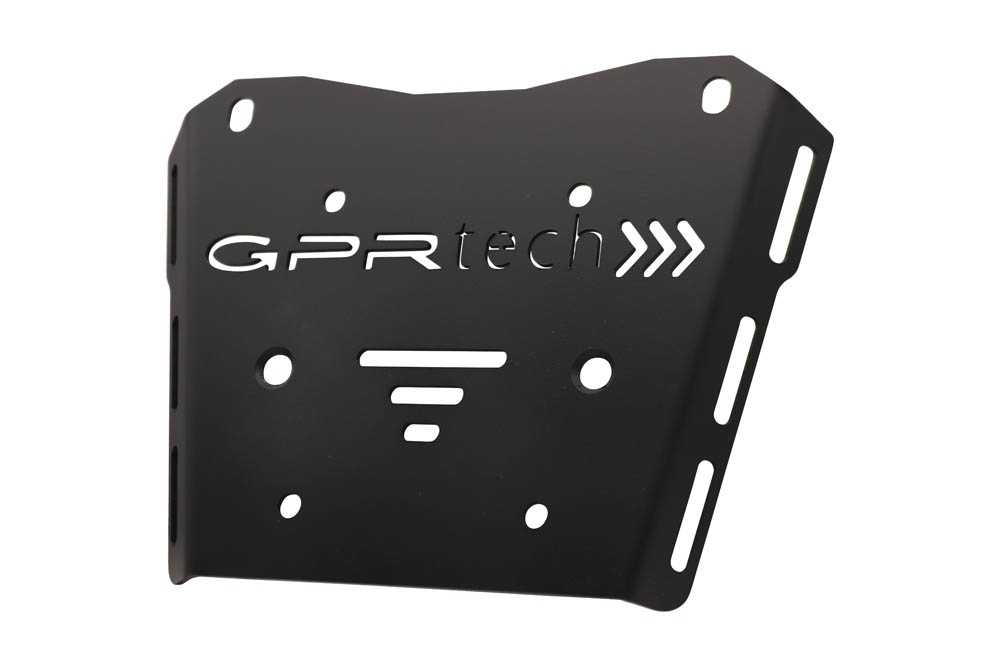 Placa de encaixe específica en titânio Top Case ALPITECH 35/55 LT GPR TECH compatível com Honda XL 750 TRANSALP 750 2024/2025 e5