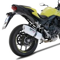 Escape compatível com Honda CB 750 Hornet 2023-2024, Albus Evo4, Escape legal, homologado, silenciador com db killer removível e tubo de ligação específico 