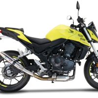 Escape compatível com Honda CB 750 Hornet 2023-2024, Deeptone Inox, Escape legal, homologado, silenciador com db killer removível e tubo de ligação específico 