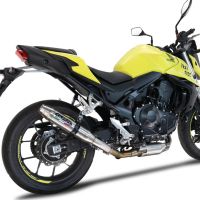 Escape compatível com Honda CB 750 Hornet 2023-2024, Deeptone Inox, Escape legal, homologado, silenciador com db killer removível e tubo de ligação específico 