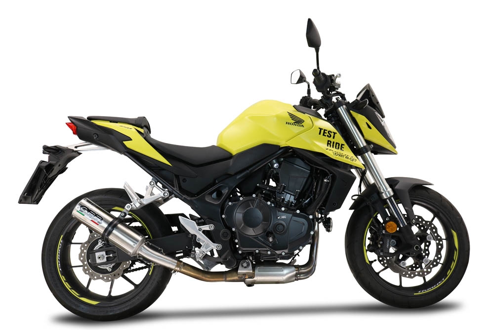 Escape compatível com Honda CB 750 Hornet 2023-2024, M3 Inox , Escape legal, homologado, silenciador com db killer removível e tubo de ligação específico 