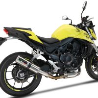 Escape compatível com Honda CB 750 Hornet 2023-2024, M3 Inox , Escape legal, homologado, silenciador com db killer removível e tubo de ligação específico 