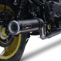 Escape compatível com Honda Cmx 1100 Rebel 2021-2024, M3 Black Titanium, Escape legal, homologado, silenciador com db killer removível e tubo de ligação específico 