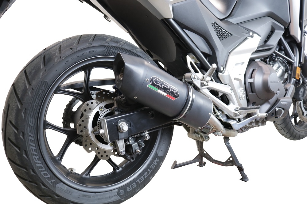 Escape compatível com Honda Nc 750 X - S Dct 2021-2023, Furore Evo4 Nero, Escape legal, homologado, silenciador com db killer removível e tubo de ligação específico 