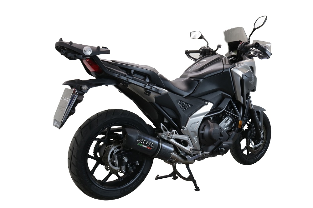Escape compatível com Honda Nc 750 X - S Dct 2021-2023, Furore Evo4 Poppy, Escape legal, homologado, silenciador com db killer removível e tubo de ligação específico 
