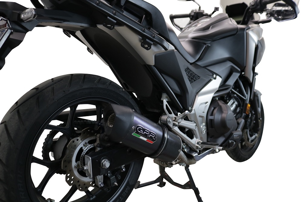 Escape compatível com Honda Nc 750 X - S Dct 2021-2023, Furore Evo4 Poppy, Escape legal, homologado, silenciador com db killer removível e tubo de ligação específico 
