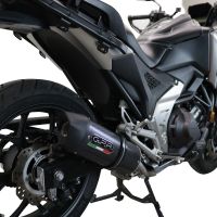 Escape compatível com Honda Nc 750 X - S Dct 2021-2023, Furore Evo4 Poppy, Escape legal, homologado, silenciador com db killer removível e tubo de ligação específico 