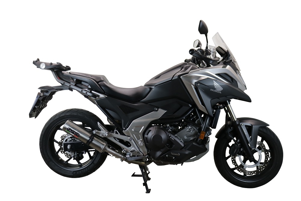 Escape compatível com Honda Nc 750 X - S Dct 2021-2023, M3 Inox , Escape legal, homologado, silenciador com db killer removível e tubo de ligação específico 