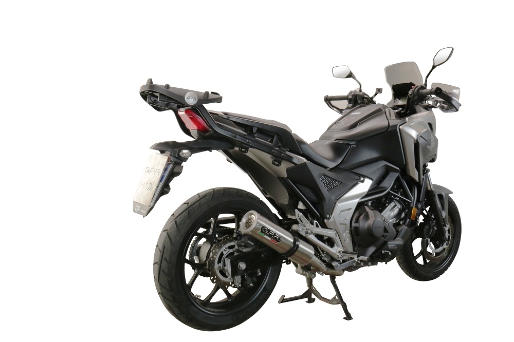 Escape compatível com Honda Nc 750 X - S Dct 2021-2023, M3 Inox , Escape legal, homologado, silenciador com db killer removível e tubo de ligação específico 
