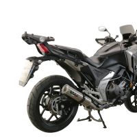 Escape compatível com Honda Nc 750 X - S Dct 2021-2023, M3 Inox , Escape legal, homologado, silenciador com db killer removível e tubo de ligação específico 