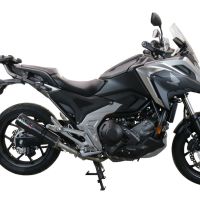 Escape compatível com Honda Nc 750 X - S Dct 2014-2015, M3 Inox , Escape legal, homologado, silenciador com db killer removível e tubo de ligação específico 