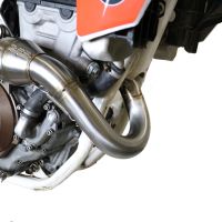 GPR escape compatível com  Ktm XC-F 250 2019-2022, Pentacross FULL Titanium, Escape racing linha completa, silencioso mais coletor com dbkiller, não homologado  