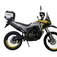 Top case em alumínio, cor prata com placa específica incluída Top case maletas GPR TECH compatível com Voge 300Rally 2022/2024 e5