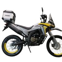 Top case em alumínio, cor prata com placa específica incluída Top case maletas GPR TECH compatível com Voge 300Rally 2022/2024 e5