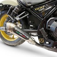 Escape compatível com Honda Cmx 1100 Rebel 2021-2024, Powercone Evo, Escape legal, homologado, silenciador com db killer removível e tubo de ligação específico 