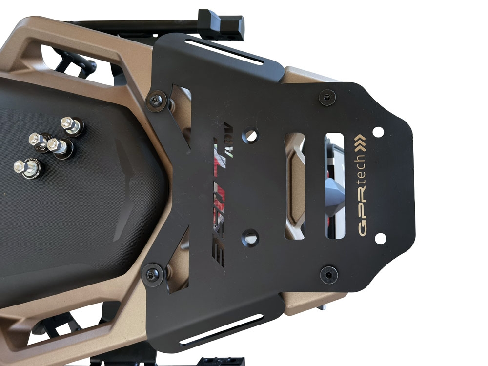 Placa de encaixe específica Top Case ALPITECH 55 LT GPR TECH compatível com Zontes 350 T2 ADV 2022/2024 e5