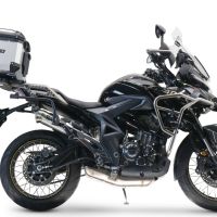 Top case em alumínio, cor prata com placa específica incluída Top case maletas GPR TECH compatível com Zontes 350 T1 ADV 2022/2024 e5